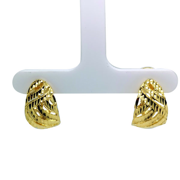 14K Yellow Gold Earstud