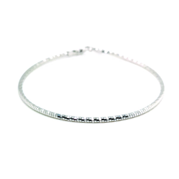 18K White Gold Bracelet