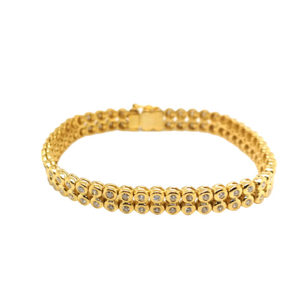 18K Yellow Gold Diamond Bracelet