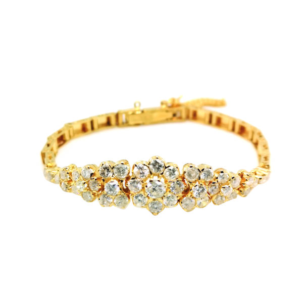 18K Yellow Gold Diamond Bracelet