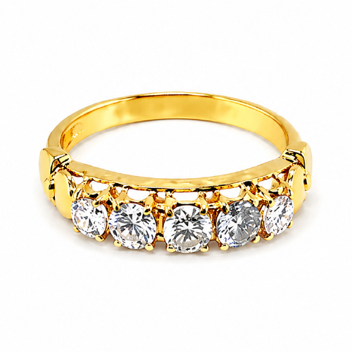 18K Yellow Gold Diamond Ring