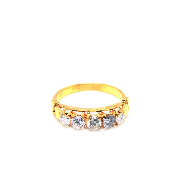 18K Yellow Gold Diamond Ring