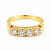 20K Yellow Gold Diamond Ring