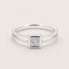 18K White Gold Diamond Ring
