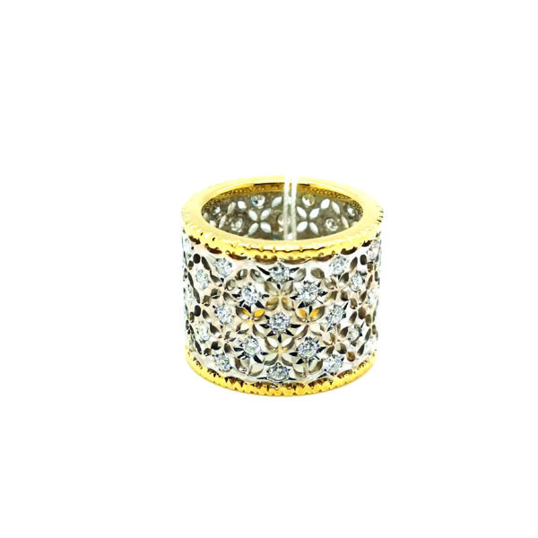 18K Yellow Gold Diamond Ring