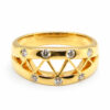 18K Yellow Gold Diamond Ring