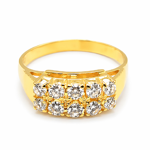 18K Yellow Gold Diamond Ring