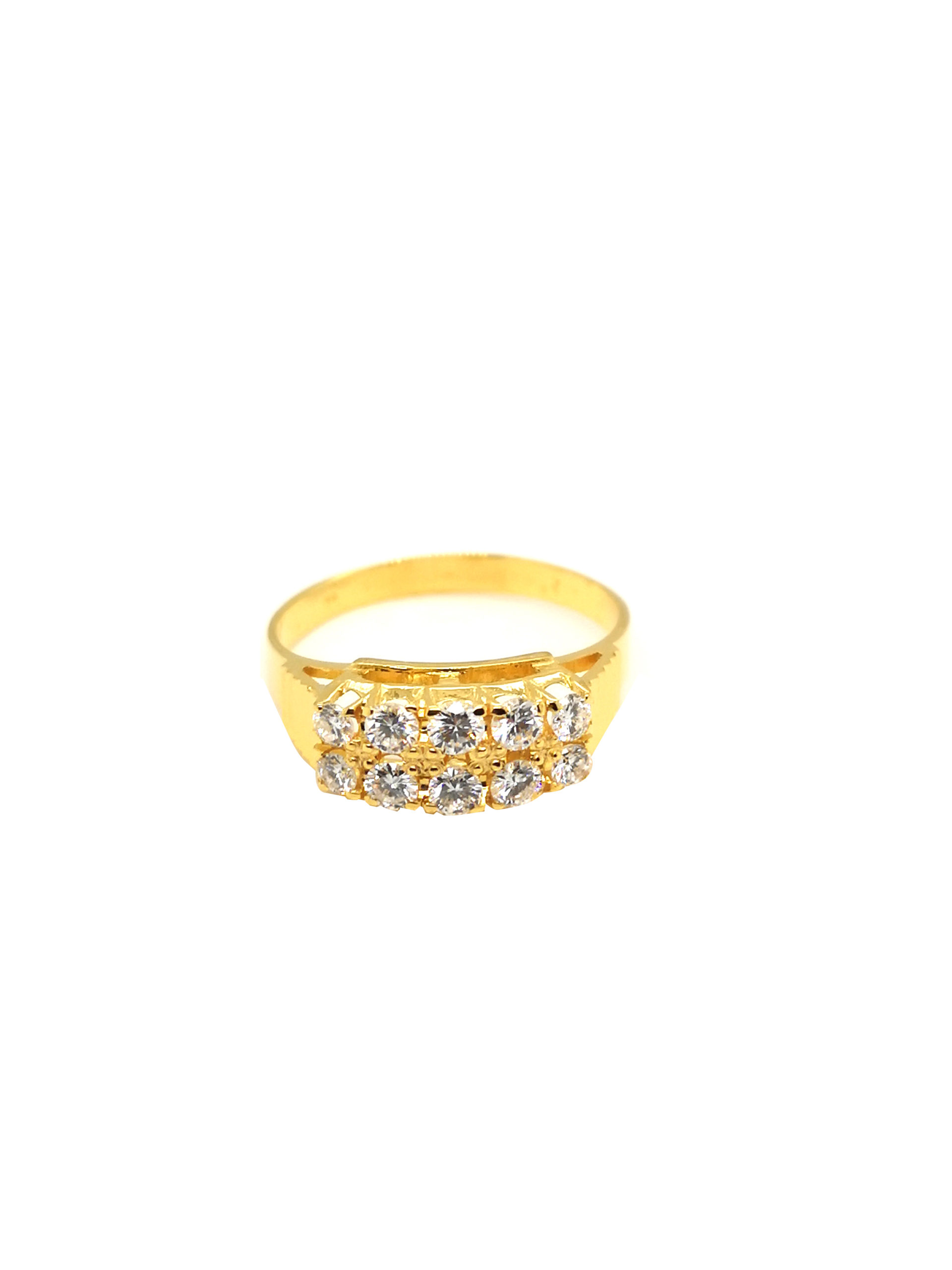 18K Yellow Gold Diamond Ring - ValueMax Jewellery