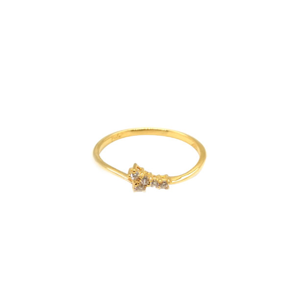 18K Yellow Gold Diamond Ring