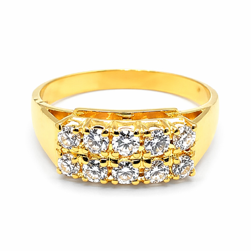 18K Yellow Gold Diamond Ring