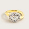 18K Yellow Gold Diamond Ring