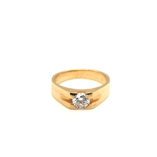 18K Yellow Gold Diamond Ring