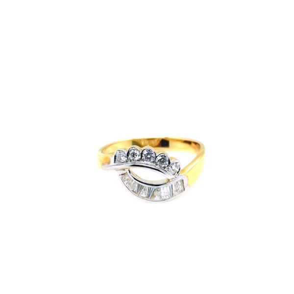 14K Yellow Gold Diamond Ring