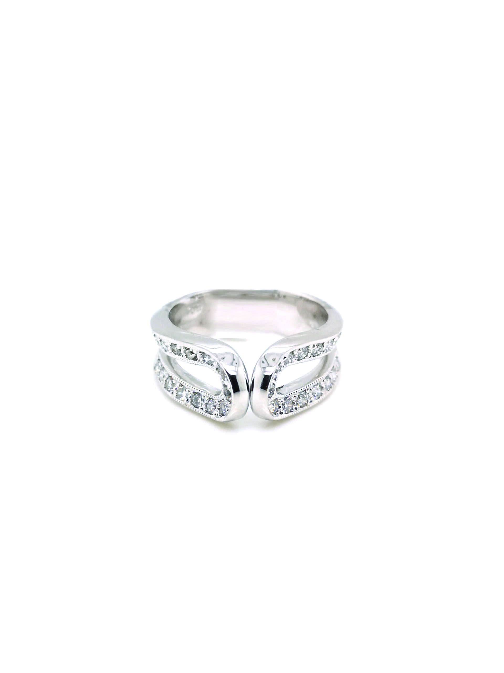 18K White Gold Diamond Ring - ValueMax Jewellery