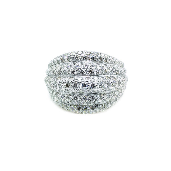 18K White Gold Diamond Ring