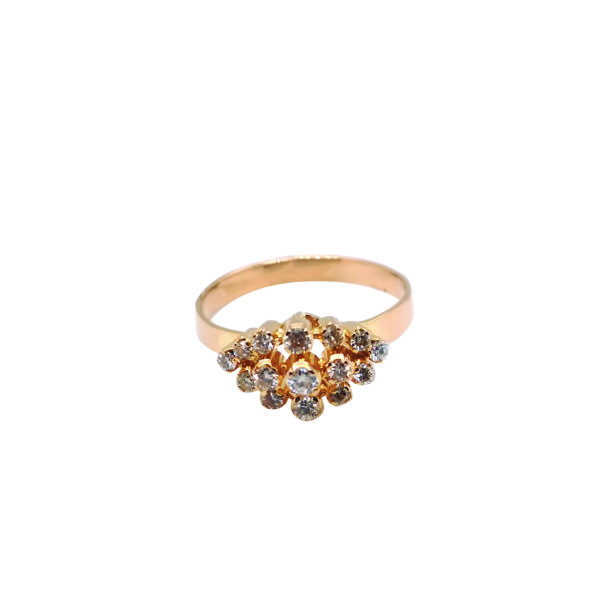 18K Yellow Gold Diamond Ring