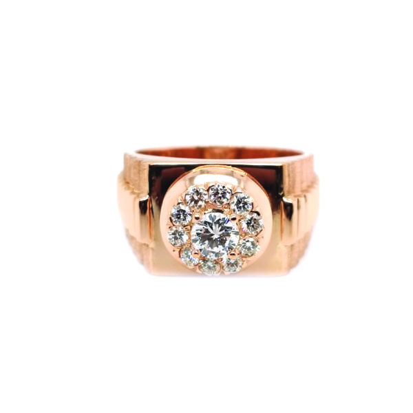 18K Yellow Gold Diamond Ring