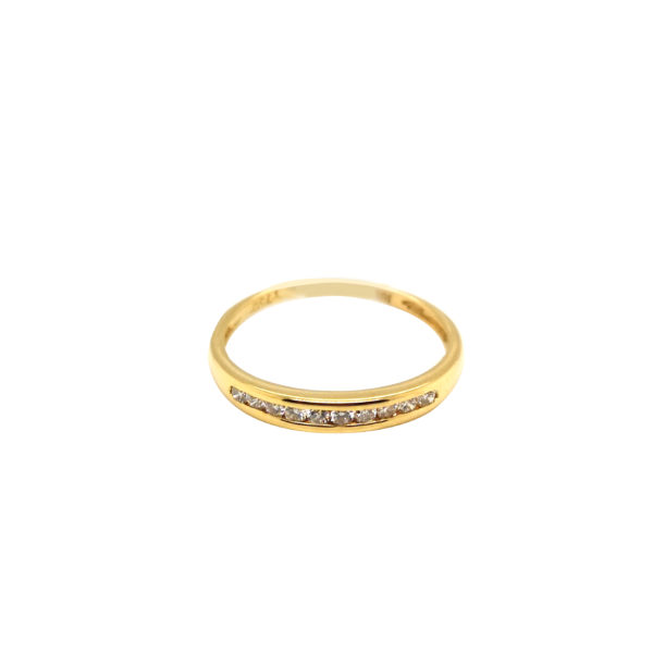 18K Yellow Gold Diamond Ring