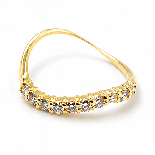 18K Yellow Gold Diamond Ring