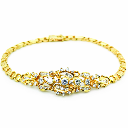 18K Yellow Gold Diamond Bracelet