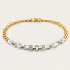 20K Yellow/White Gold Diamond Bracelet