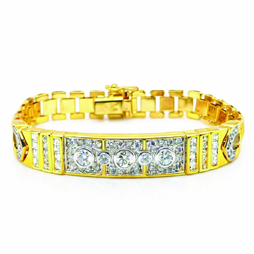 18K Yellow Gold Diamond Bracelet