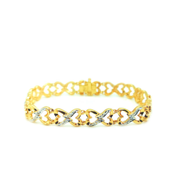 18K Yellow Gold Diamond Bracelet