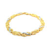 22K Yellow Gold Diamond Bracelet