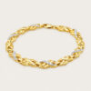 22K Yellow Gold Diamond Bracelet