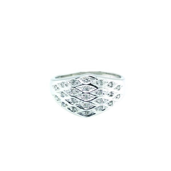 PT900 Diamond Ring