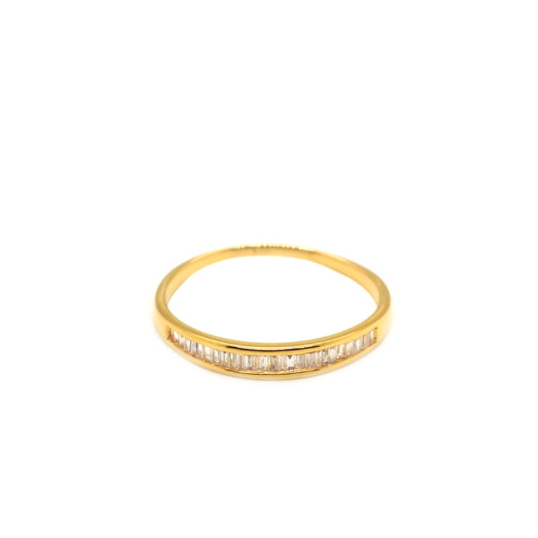 20K Yellow Gold Diamond Ring