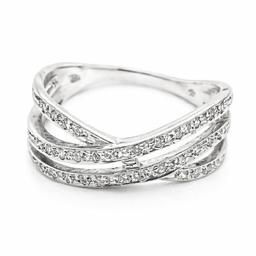 18K White Gold Diamond Ring