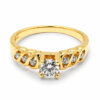 18K Yellow Gold Diamond Ring