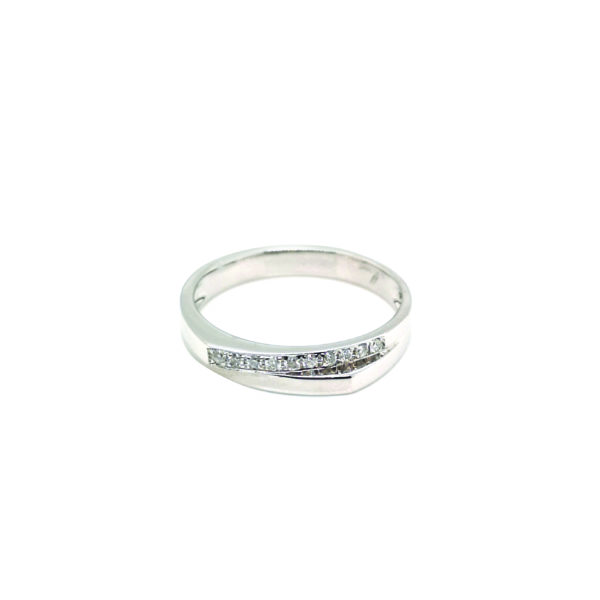 14K White Gold Diamond Ring