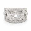18K White Gold Diamond Ring