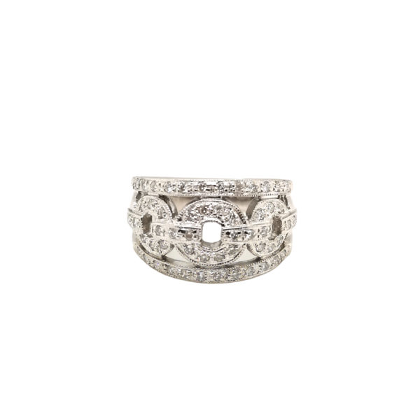 18K White Gold Diamond Ring