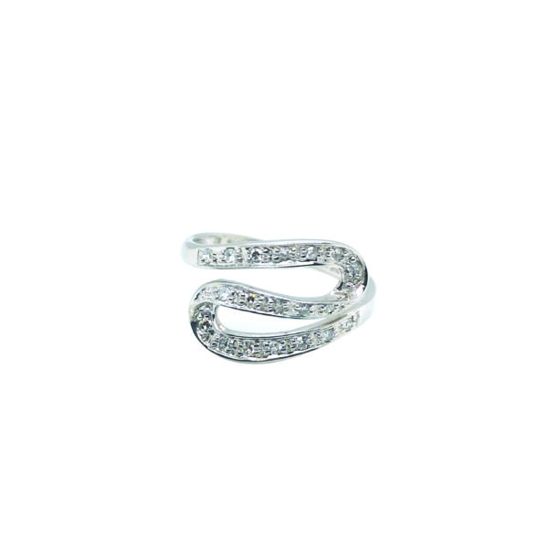 18K White Gold Diamond Ring