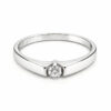 18K White Gold Diamond Ring