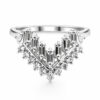 PT900 Diamond Ring