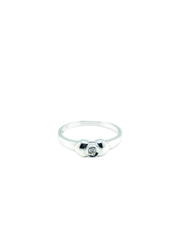 18K White Gold Diamond Ring