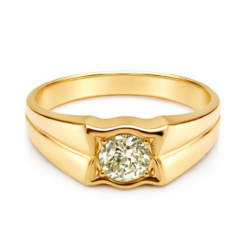 20K Yellow Gold Diamond Ring
