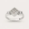 18K White Gold Diamond Ring