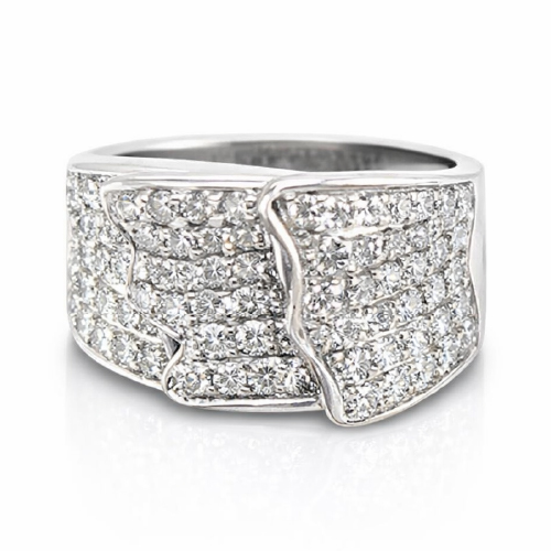 18K White Gold Diamond Ring