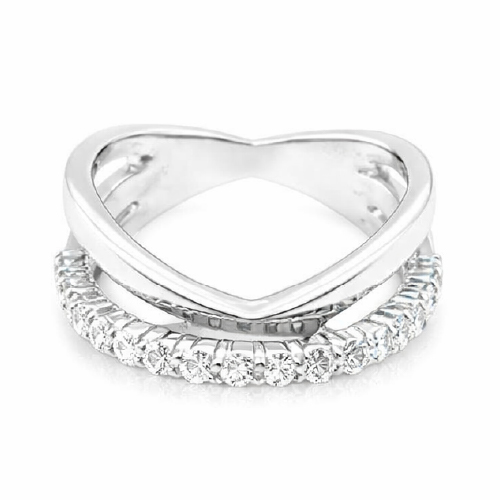 18K White Gold Diamond Ring