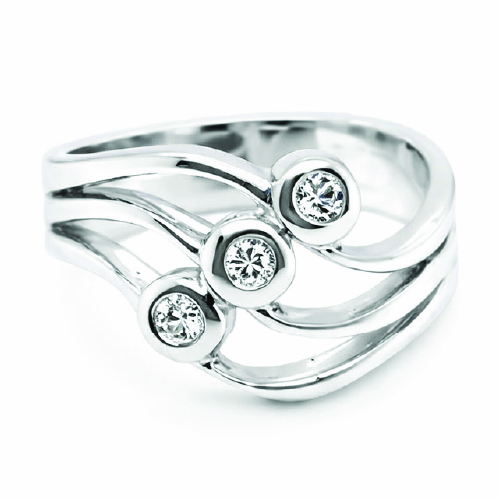 18K White Gold Diamond Ring