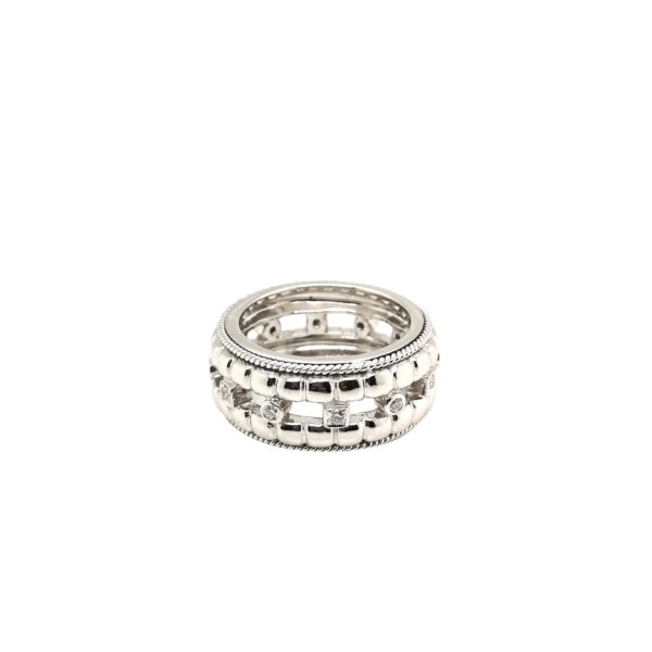 18K White Gold Diamond Ring