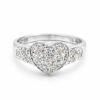 18K White Gold Diamond Ring