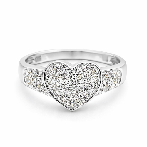 18K White Gold Diamond Ring