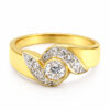 22K Yellow Gold Diamond Ring
