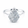 18K White Gold Diamond Ring